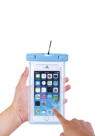 Universal Mobile Waterproof Bag Case Cover Blue