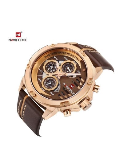 Men's Leather Chronograph Watch NF9110