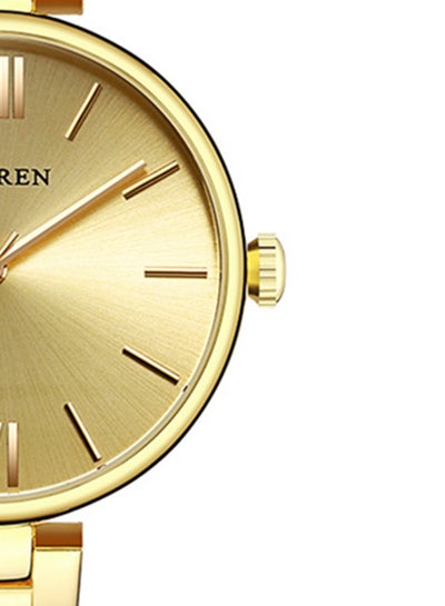 Women's Water Resistant Alloy Analog Watch 9017 - 36 mm - Gold