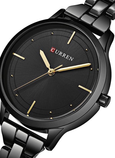 Women's Water Resistant Alloy Analog Watch 9019 - 30 mm - Black
