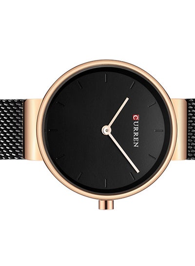 Women's Water Resistant Alloy Analog Watch 9016 - 30 mm - Black