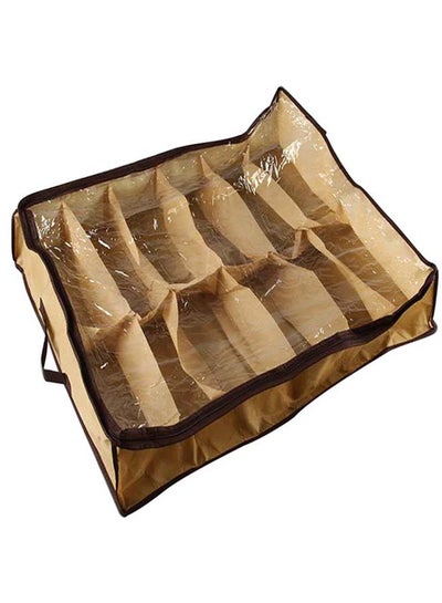 Pocket Shoe Organizer Beige 24inch