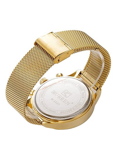 Men's Water Resistant Analog Watch 8227 - 47 mm - Gold
