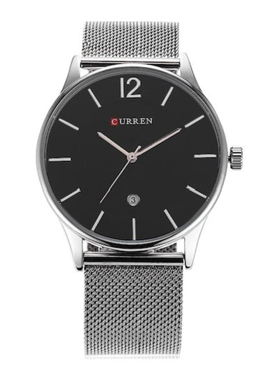 men Stainless Steel Analog Watch 8231 - 42 mm - Silver