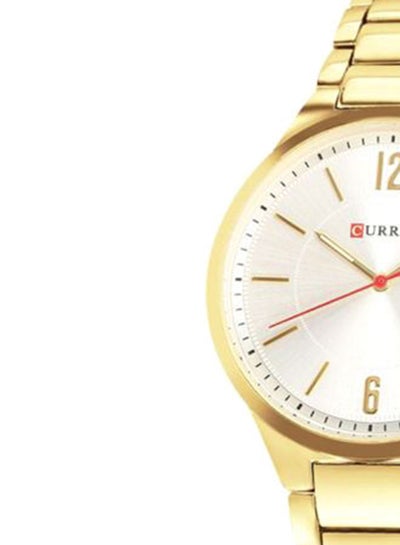Men's Water Resistant Analog Wrist Watch 8280 - 40 mm -Gold