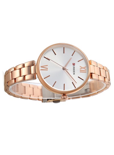 Women's Water Resistant Analog Watch 9017 - 36 mm - Rose Gold