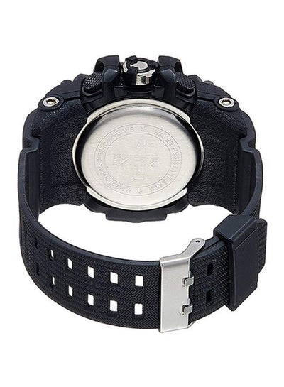 Men's Water Resistant Analog & Digital Watch 1155B - 55 mm - Black