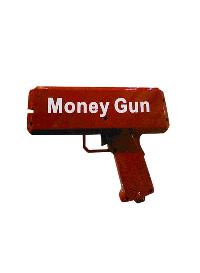 مسدس أموال خيالي محمول خفيف الوزن ومحب للترفيه للأطفال مع نقود وهمية متنوعة 10x58x24.4 سم
