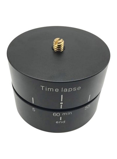 Time Lapse 360-Degree Rotatable Tripod Head Black