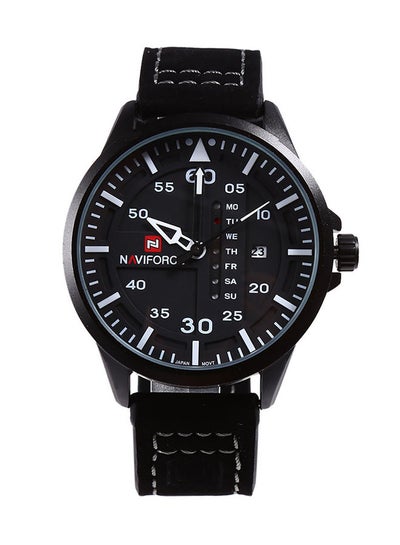 men Water Resistance Leather Analog Wrist Watch NF9074