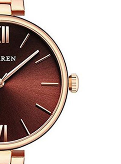 Women's Water Resistant Analog Watch WT-CU-9017-RGO3D1