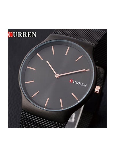 Men's Water Resistant Stainless Steel Analog Watch WT-CU-8256-B#D2