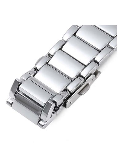 Men's Stainless Steel Water Resistant Analog Watch WT-CU-8106-SW - 40 mm - Silver