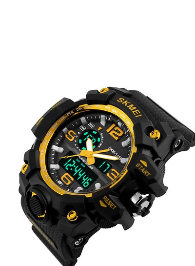 men Water Resistant Silicone Analog+Digital Watch 1155-4