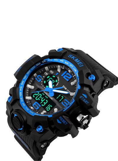 Men's Water Resistant Silicone Analog+Digital Watch 1155-3