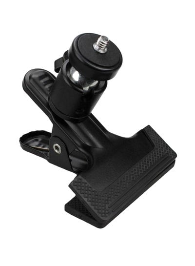 Tripod Camera Clip Clamp Flash Reflector Holder Mount Black