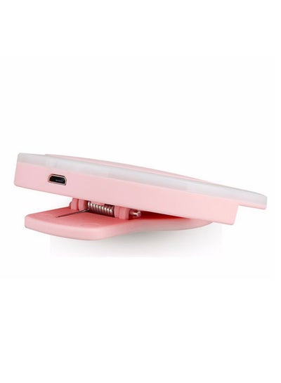 LED Ring Selfie Light For Enhancing Photography Pink