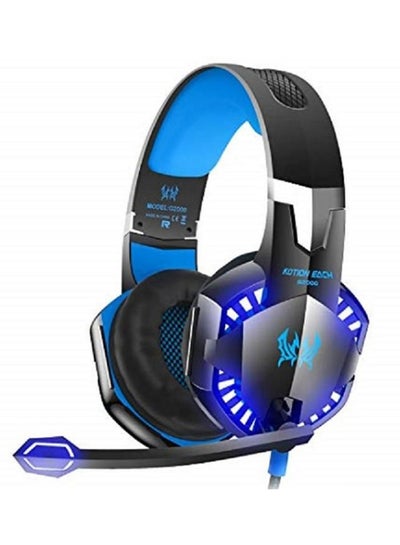 سماعة رأس سلكية للألعاب ستيريو فوق الأذن مزودة بميكروفون لأجهزة PS4 /PS5/XOne/XSeries/NSwitch/PC
