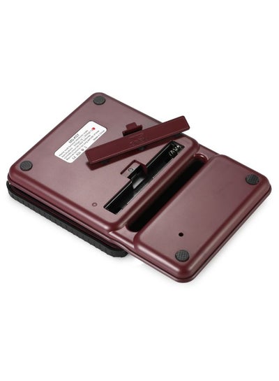 Electric LCD Display Coffee Drip Scale With Timer and Tare Function Burgundy