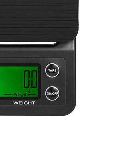LCD Display Coffee Drip Scale Black