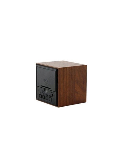 Mini Wooden Clock Led Digital Desktop Alarm Clock Multicolour
