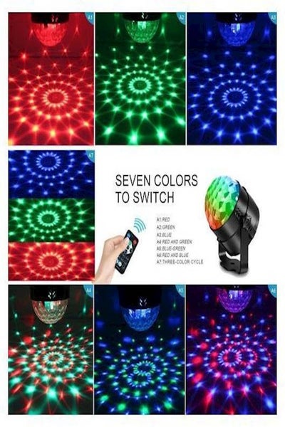 Disco Magic Ball Strobe  Light Multicolour