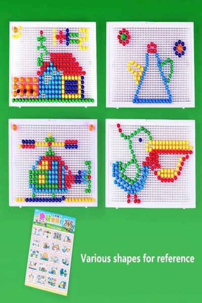 Mushroom Nail Combination Puzzle