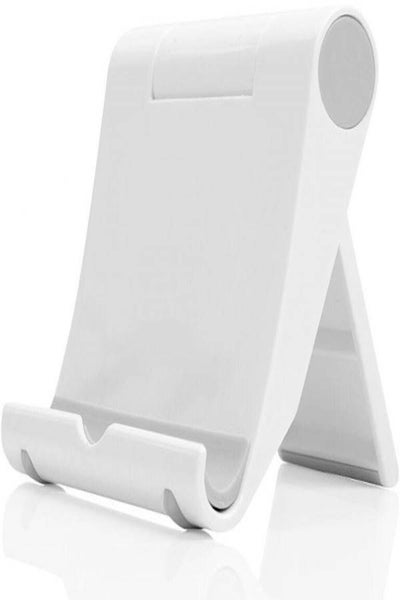 Universal Foldable Table Desktop Desk Stand Holder Cradle For Phone Tablet White