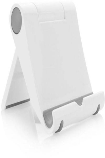 Universal Foldable Table Desktop Desk Stand Holder Cradle For Phone Tablet White