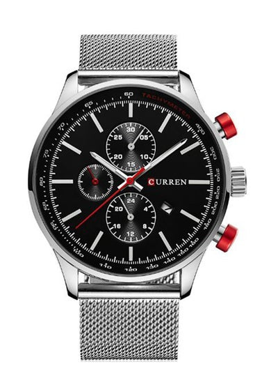 men Stainless Steel Chronograph Watch 8227