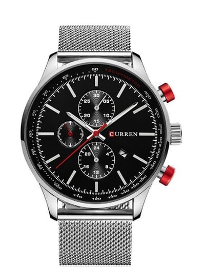 men Stainless Steel Chronograph Watch 8227