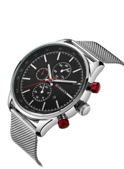 men Stainless Steel Chronograph Watch 8227