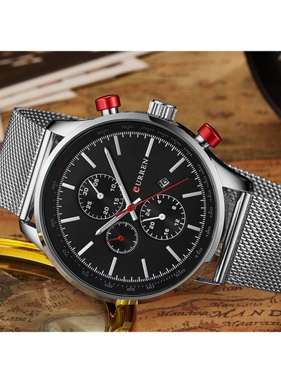 men Stainless Steel Chronograph Watch 8227