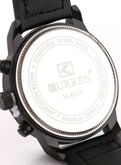 men Stainless Steel Chronograph Watch 8217 - 45 mm - Grey