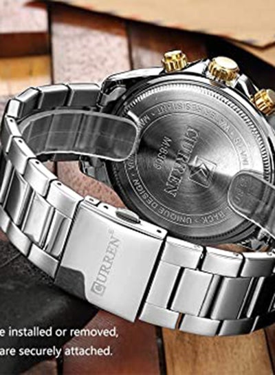 Men's Metal Analog Watch 8309 - 48 mm - Black