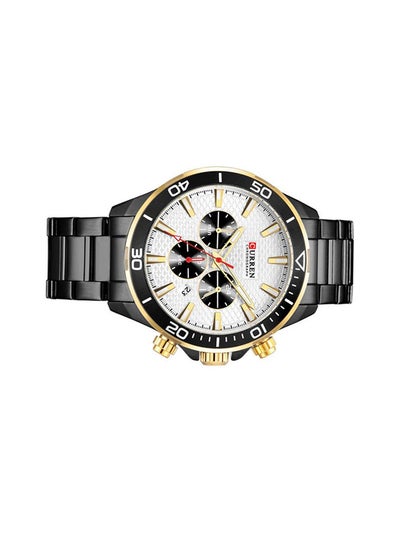 Men's Metal Analog Watch 8309 - 48 mm - Black