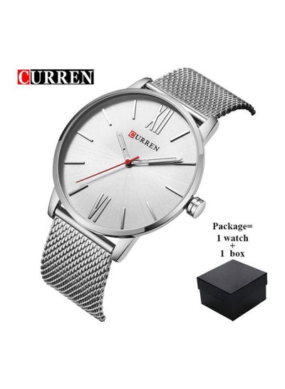 men 4-Piece Stainless Steel Analog Watch Set 8238