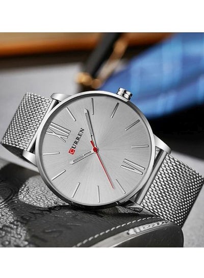 men 4-Piece Stainless Steel Analog Watch Set 8238