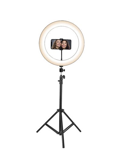 LED Portrait Photography Ring Light Bracket Black