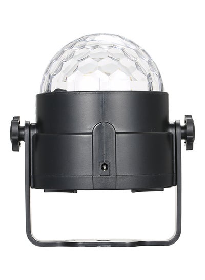 Mini RGB LED Car Magic Ball Light Sound Activated Auto Run Remote Control Black 0.272kg