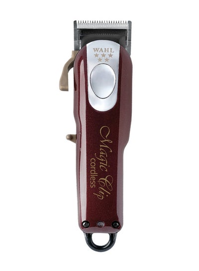 Magic Clip Cordless Clipper Maroon/Silver 0.8-2.5mm