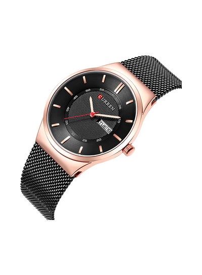 men Stainless Steel Band Analog Wrist Watch
