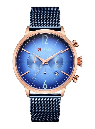 men Stainless Steel Band Chronograph Wrist Watch