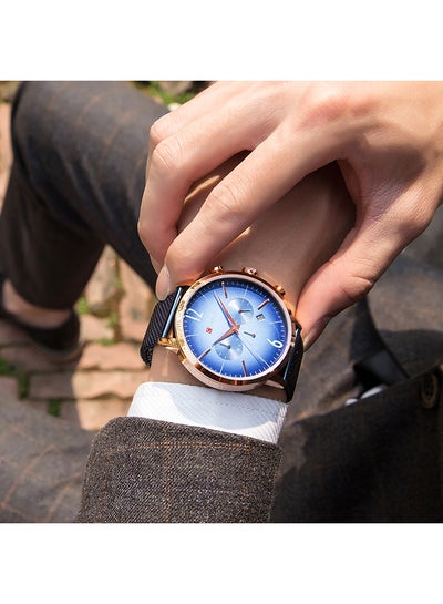 men Stainless Steel Band Chronograph Wrist Watch