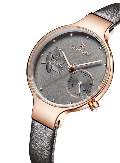women Women's Leather Analog Watch NF5001