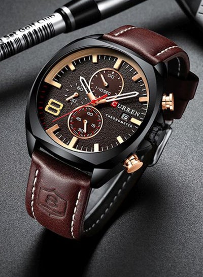 men Water Resistant Chronograph Watch 8324