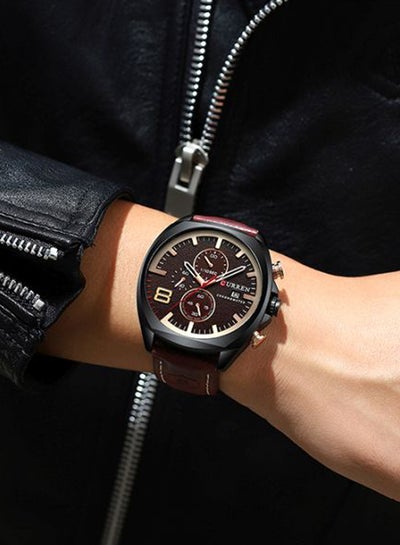 men Water Resistant Chronograph Watch 8324