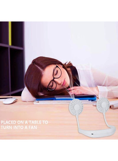 مروحة الرقبة المحمولة USB 442289_2 أبيض