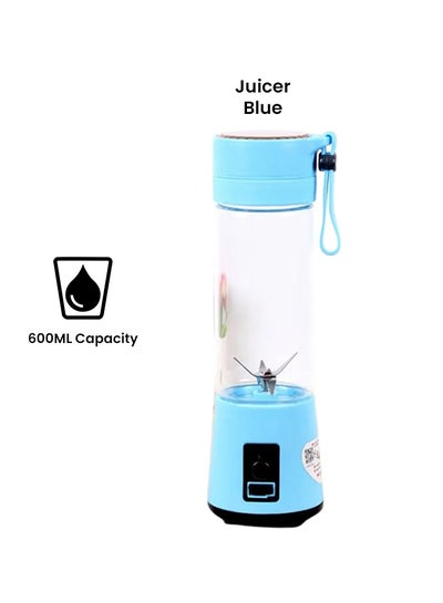 Mini Portable High-power USB Charging Juice Cup Blender 600.0 ml PO12376 Blue