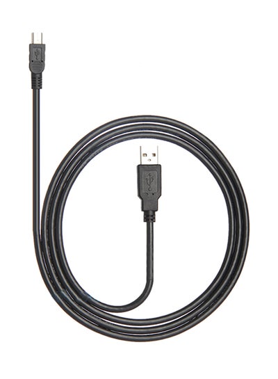 كابل USB بطول 1 متر/3 قدم لشاحن وحدة تحكم بلاي ستيشن 3، أسود